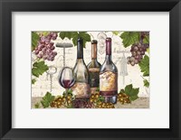 Botanical Wine Landscape Fine Art Print