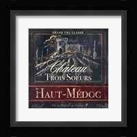 Grand Vin Wine Label I Fine Art Print