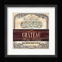 Grand Vin Wine Label II Fine Art Print