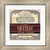 Grand Vin Wine Label II Fine Art Print