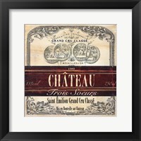 Grand Vin Wine Label II Fine Art Print