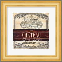 Grand Vin Wine Label II Fine Art Print