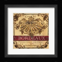 Grand Vin Wine Label III Fine Art Print