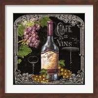 Cafe de Vins Wine I Fine Art Print