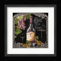 Cafe de Vins Wine I Framed Print