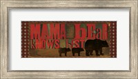 Don't Feed Mama Bear I Fine Art Print