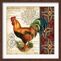 Suzani Rooster II Fine Art Print