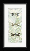 Dragonfly Botanical Panels II Framed Print