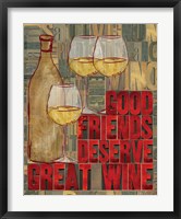 Printers Block Wine and Friends I Fine Art Print