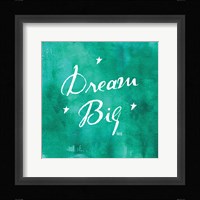 Watercolor Sentiments I Framed Print