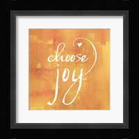 Watercolor Sentiments  III Framed Print