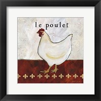 French Country Kitchen II (Le Poulet) Framed Print