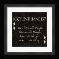 1 Corinthians 13-7-NKV Fine Art Print