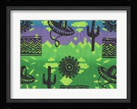 Fiesta (green) Framed Print