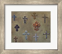 Wall of Crosses Fine Art Print