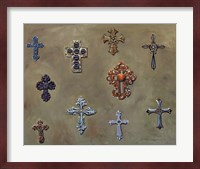 Wall of Crosses Fine Art Print