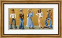 Western Cowgirls Fine Art Print