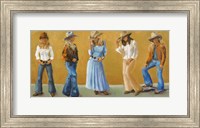 Western Cowgirls Fine Art Print