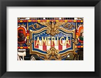 Side of Circus wagon at Great Circus Parade, Wisconsin Fine Art Print