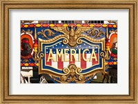 Side of Circus wagon at Great Circus Parade, Wisconsin Fine Art Print