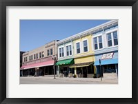 USA, Wisconsin, Manitowoc, Main Street Fine Art Print