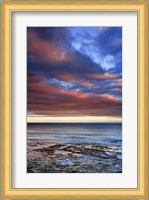 Wisconsin Sunrise on shore of Lake Michigan Fine Art Print