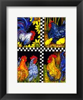 Chicken Quartet Fine Art Print
