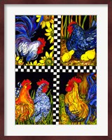 Chicken Quartet Fine Art Print