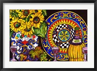 Vino and Sunflowers Fine Art Print
