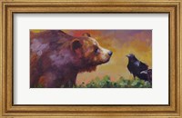 Bear and Birds Fine Art Print