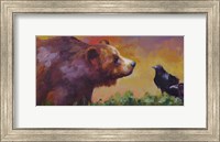 Bear and Birds Fine Art Print
