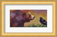 Bear and Birds Fine Art Print