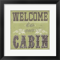 Cabin Life I Framed Print