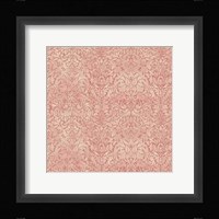 Downton Damask I Framed Print