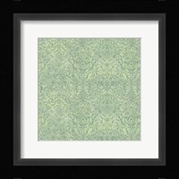 Downton Damask III Framed Print
