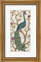 Peacock Fresco I Fine Art Print