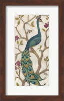 Peacock Fresco I Fine Art Print