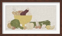 Contour Fruits & Veggies IV Fine Art Print