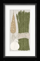 Contour Fruits & Veggies V Framed Print