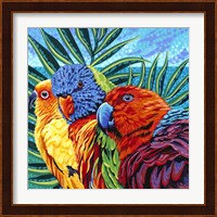 Birds in Paradise I Fine Art Print