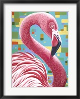 Fabulous Flamingos I Framed Print