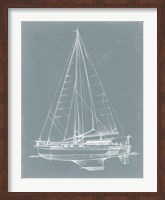 Yacht Sketches I Fine Art Print