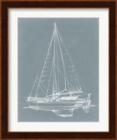 Yacht Sketches I Fine Art Print