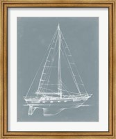 Yacht Sketches II Fine Art Print