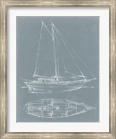 Yacht Sketches III Fine Art Print