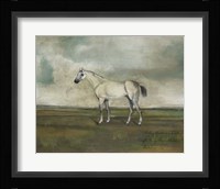 A Grey Hunter in a Landscape Fine Art Print
