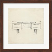Mid Century Furniture Design VI Fine Art Print