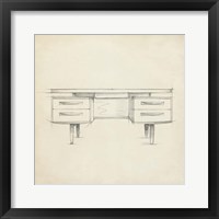 Mid Century Furniture Design VI Fine Art Print