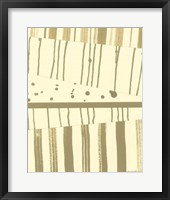 Papyrus Collage I Framed Print