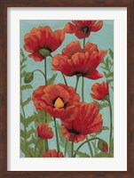 Poppy Promenade II Fine Art Print